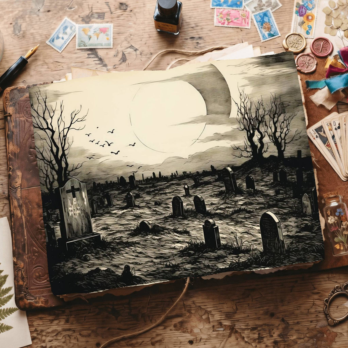 Gothic Digital Papers