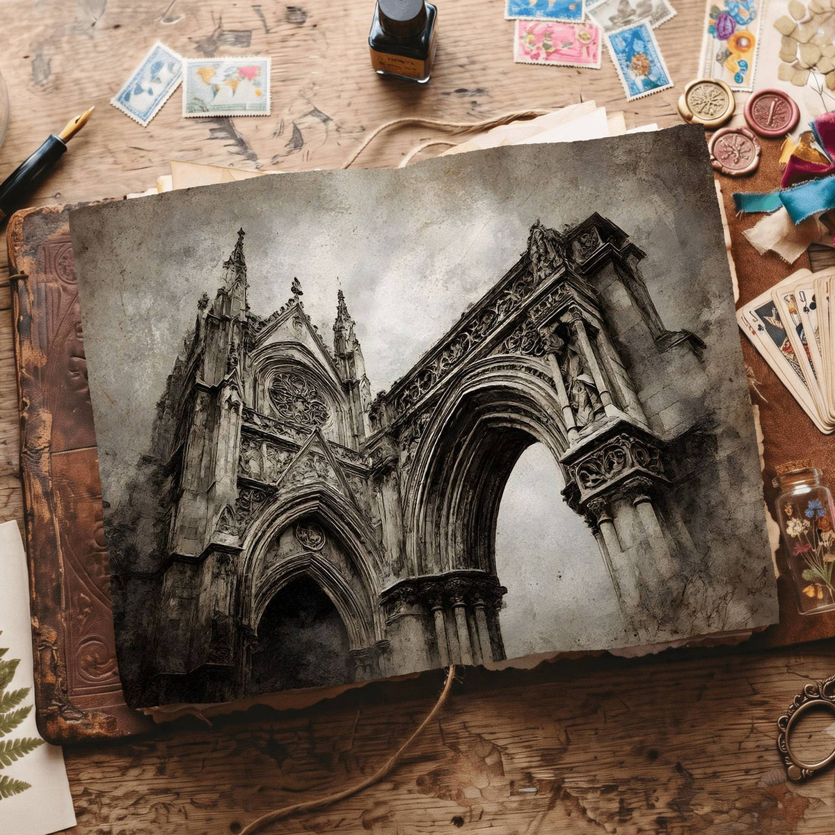 Gothic Digital Papers