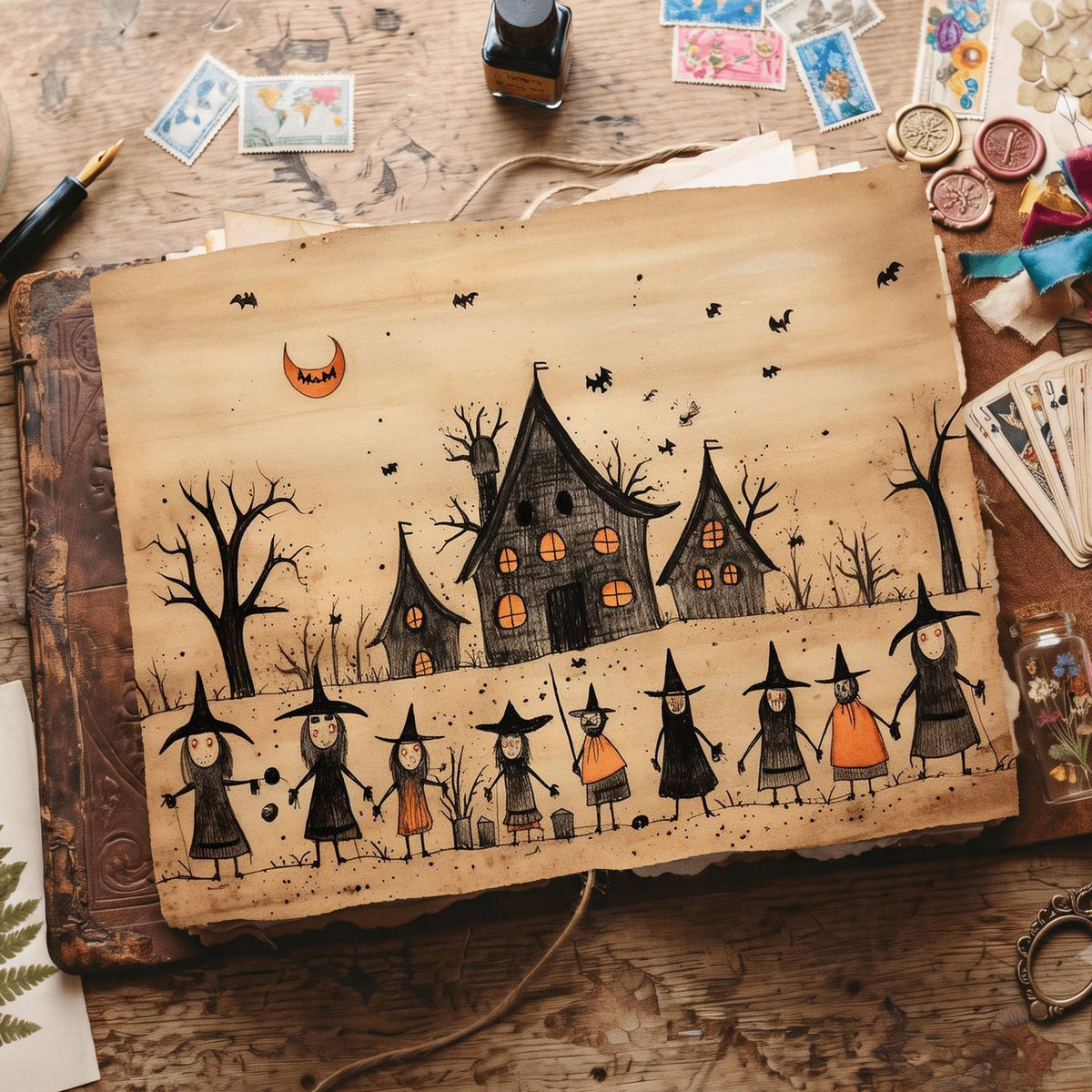 Halloween Digital Papers