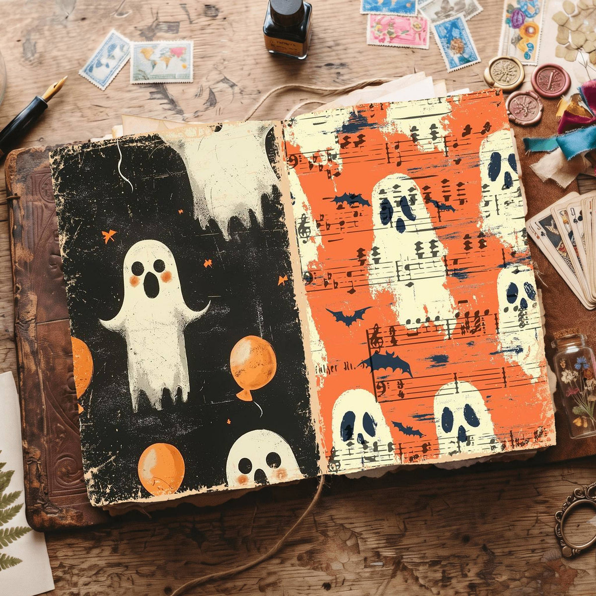 Halloween Digital Papers