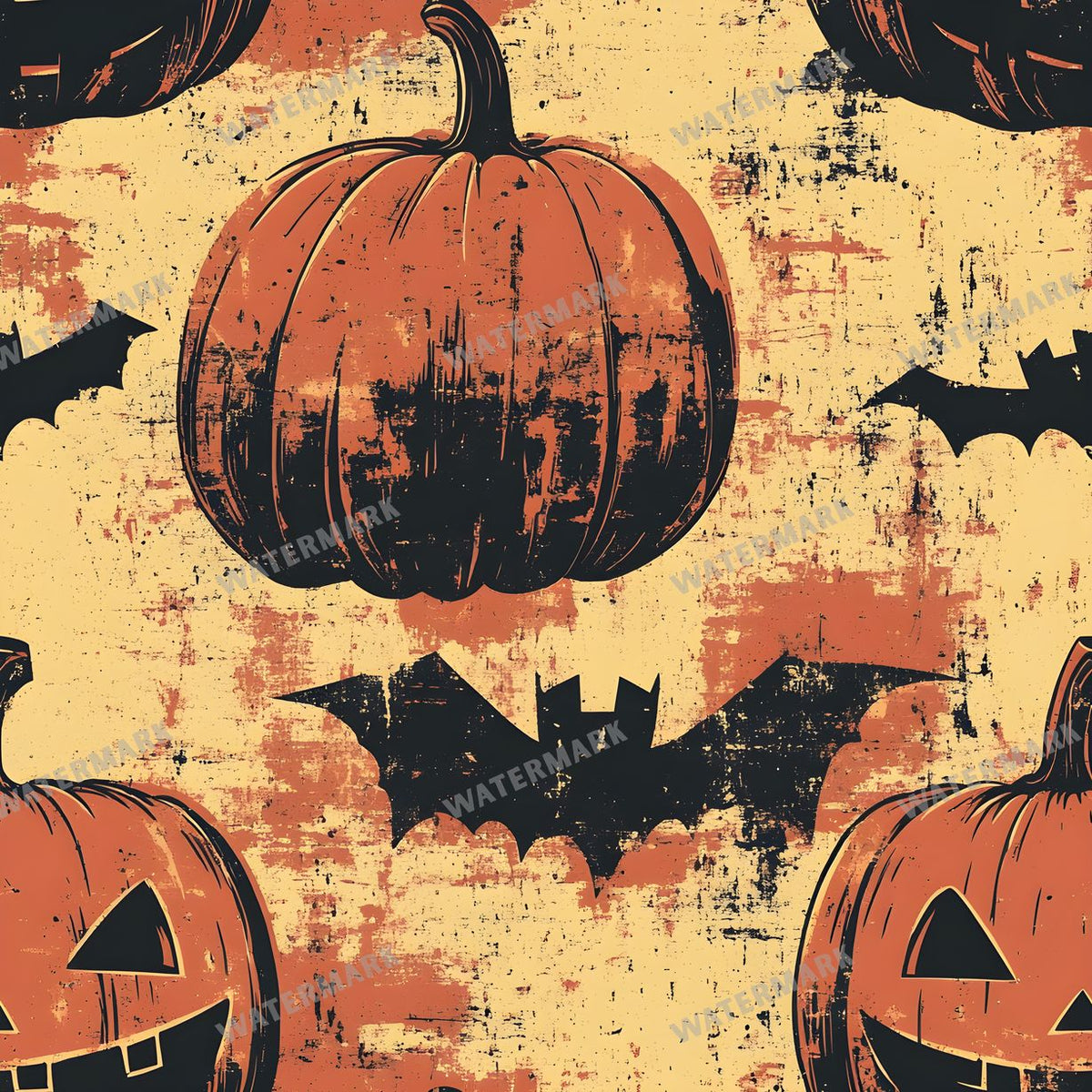 Halloween Seamless Pattern
