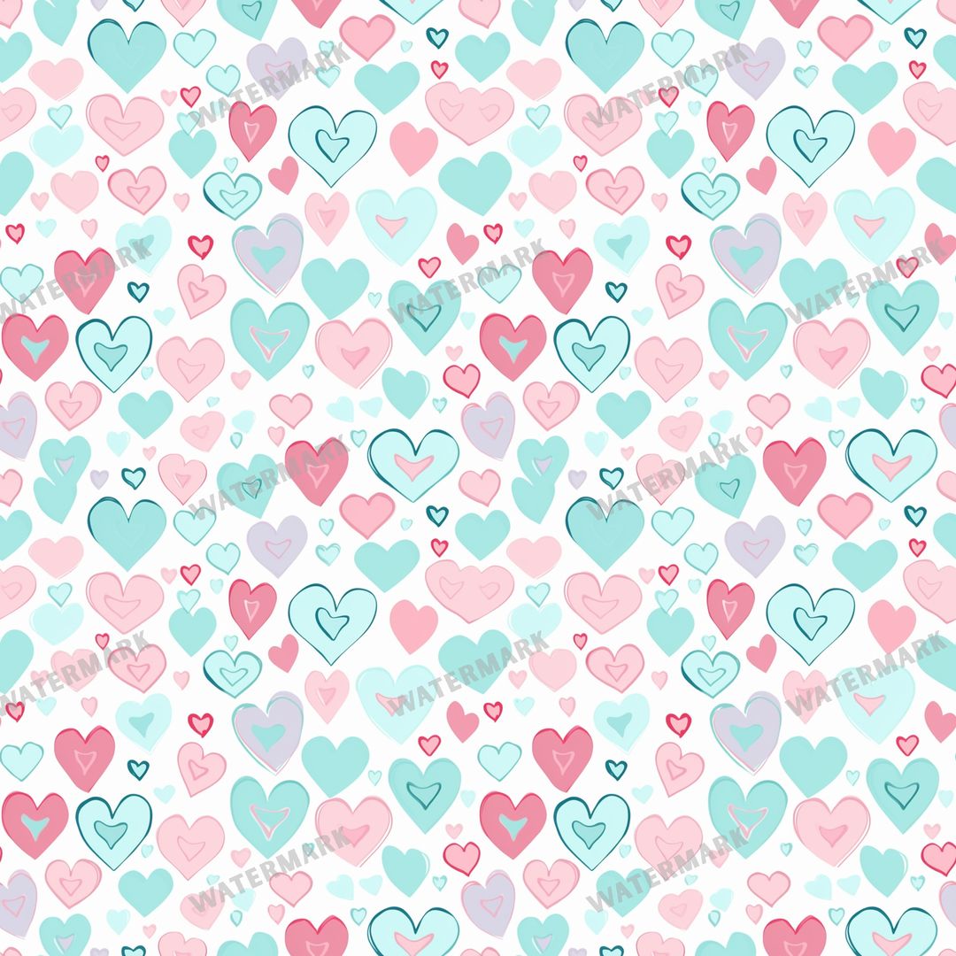 Hearts Seamless Pattern