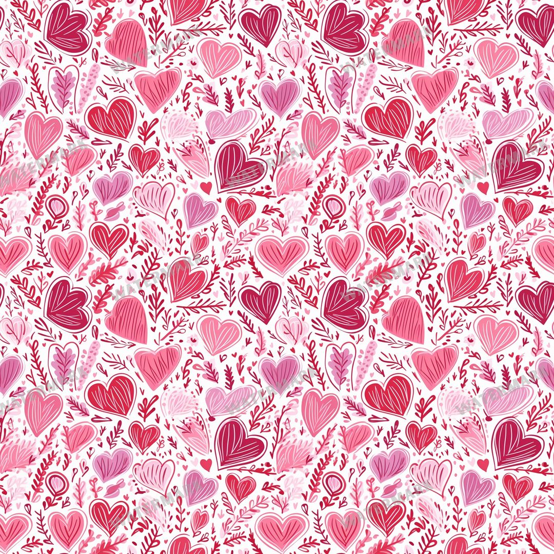 Hearts Seamless Pattern