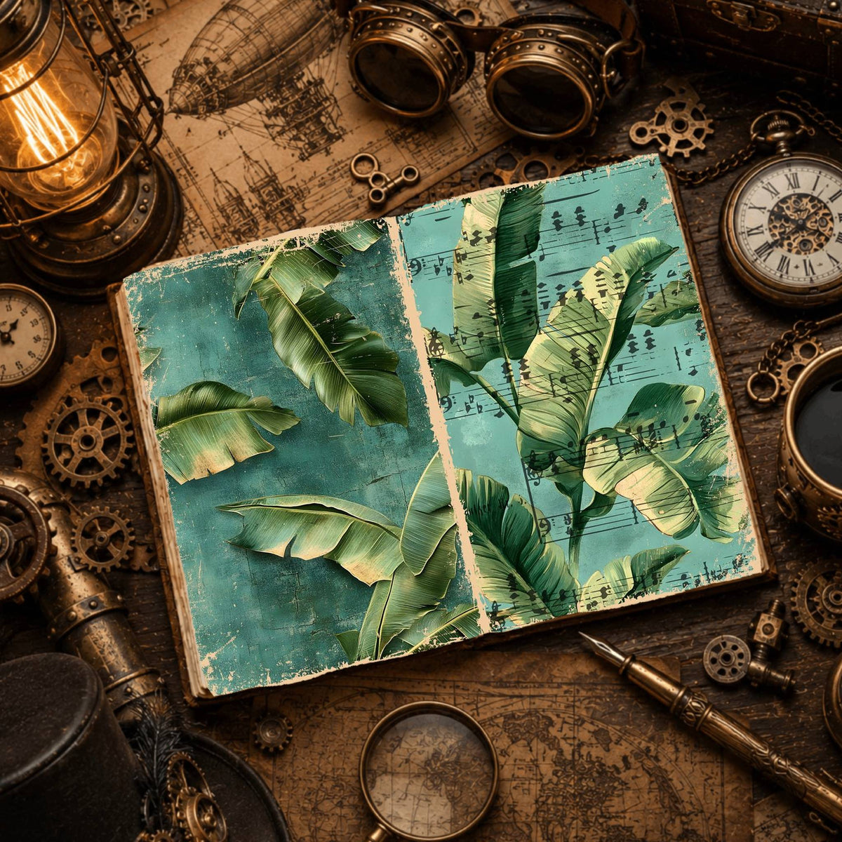 Leaves Digital Papers