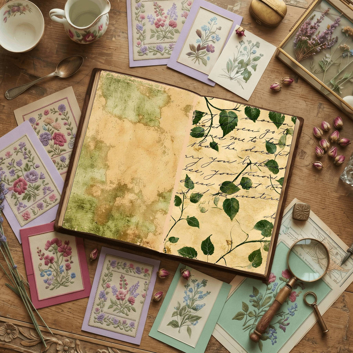 Leaves Digital Papers