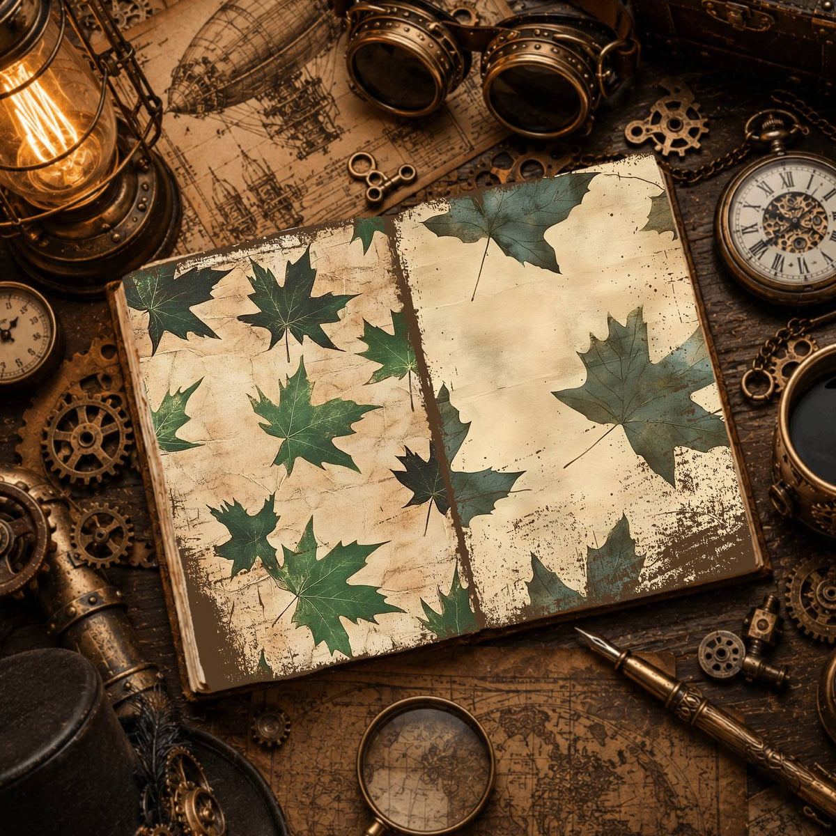 Leaves Digital Papers