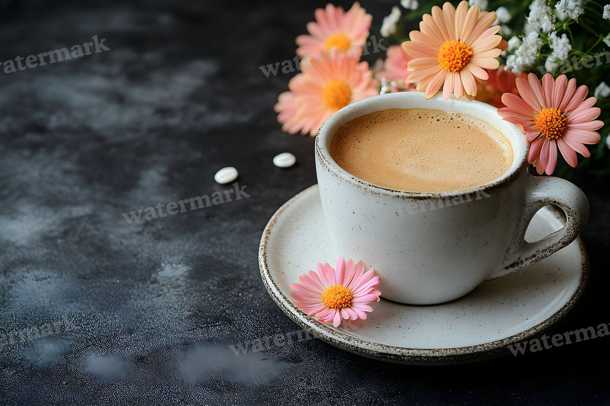 Magical Coffee digital photo backdrop for photo editing, preview 16