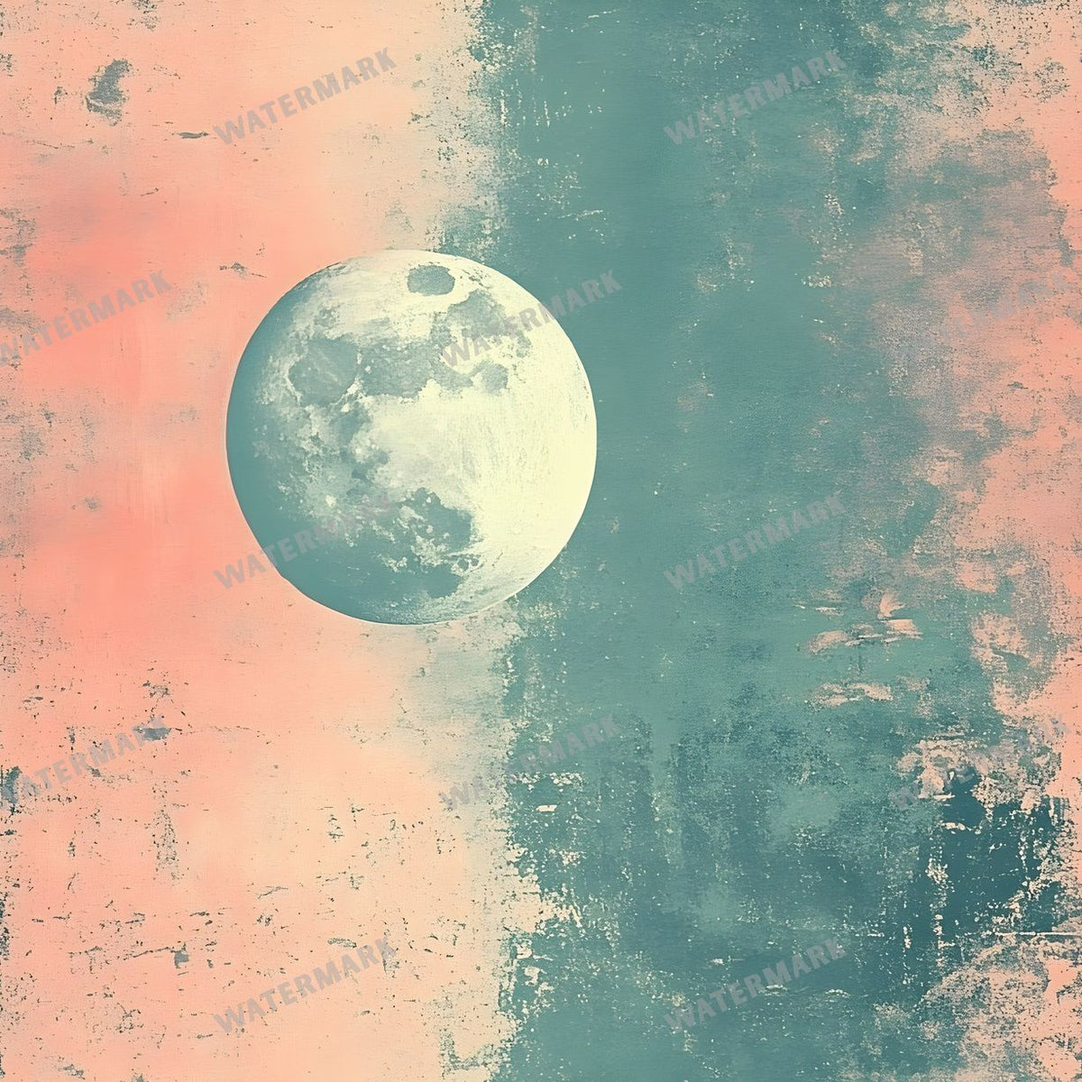 Moon seamless pattern digital paper, repeating design 17