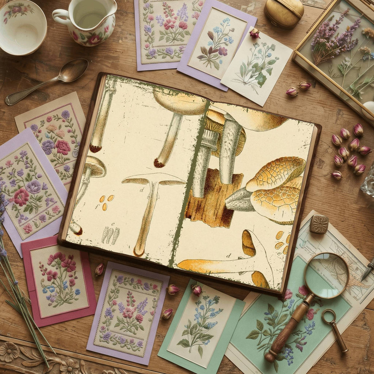 Mushroom Digital Papers