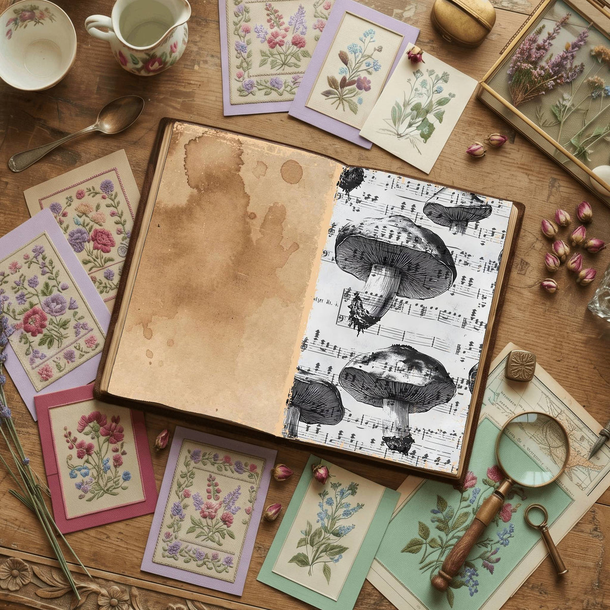 Mushroom Digital Papers