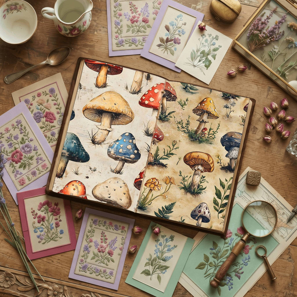 Mushroom Digital Papers