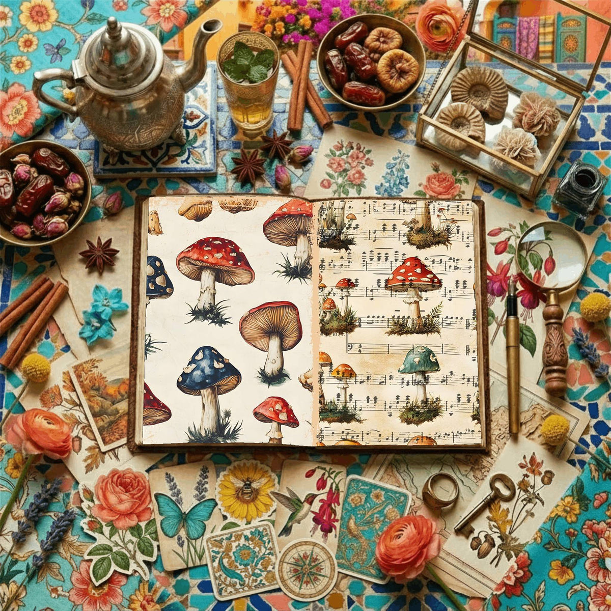 Mushroom Digital Papers