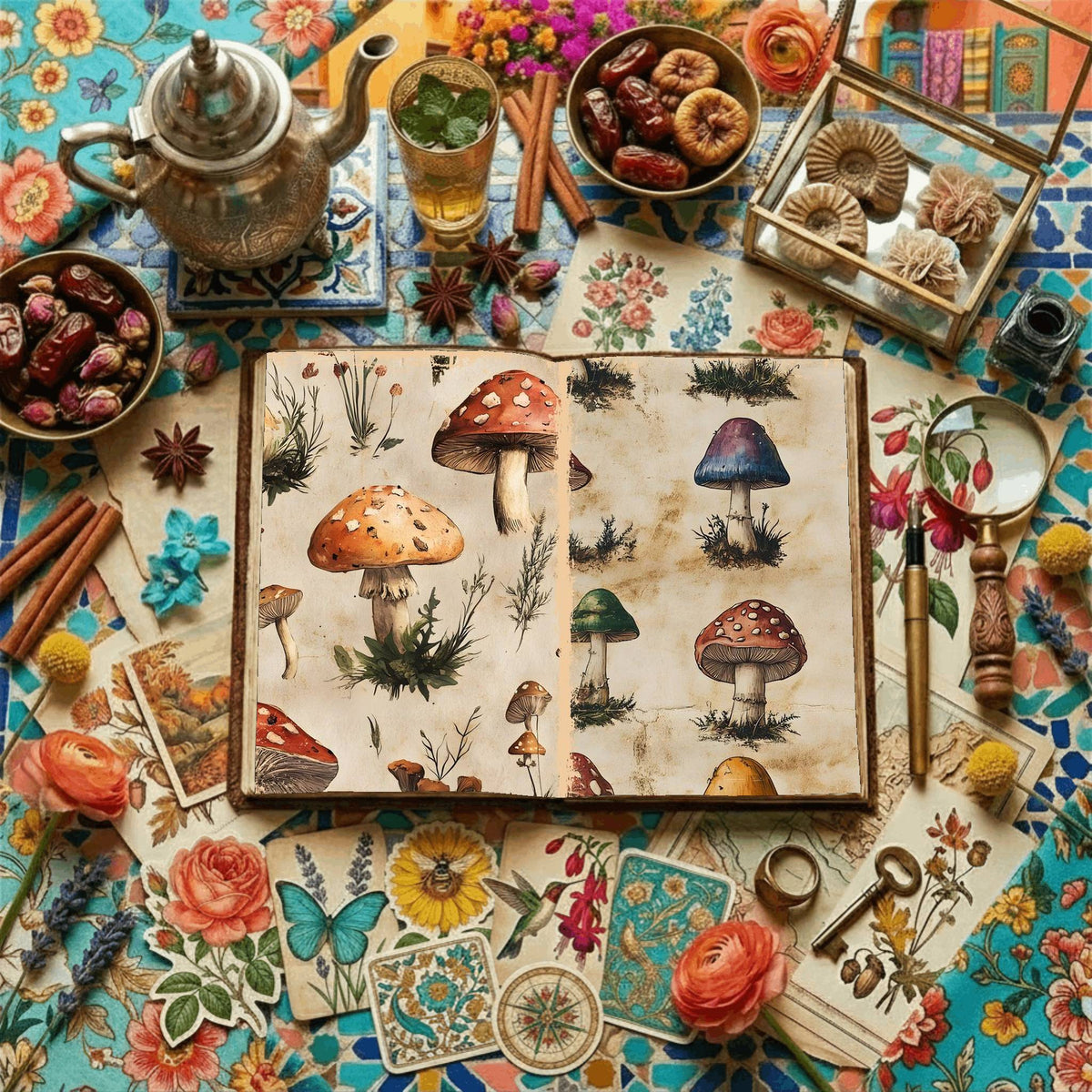Mushroom Digital Papers