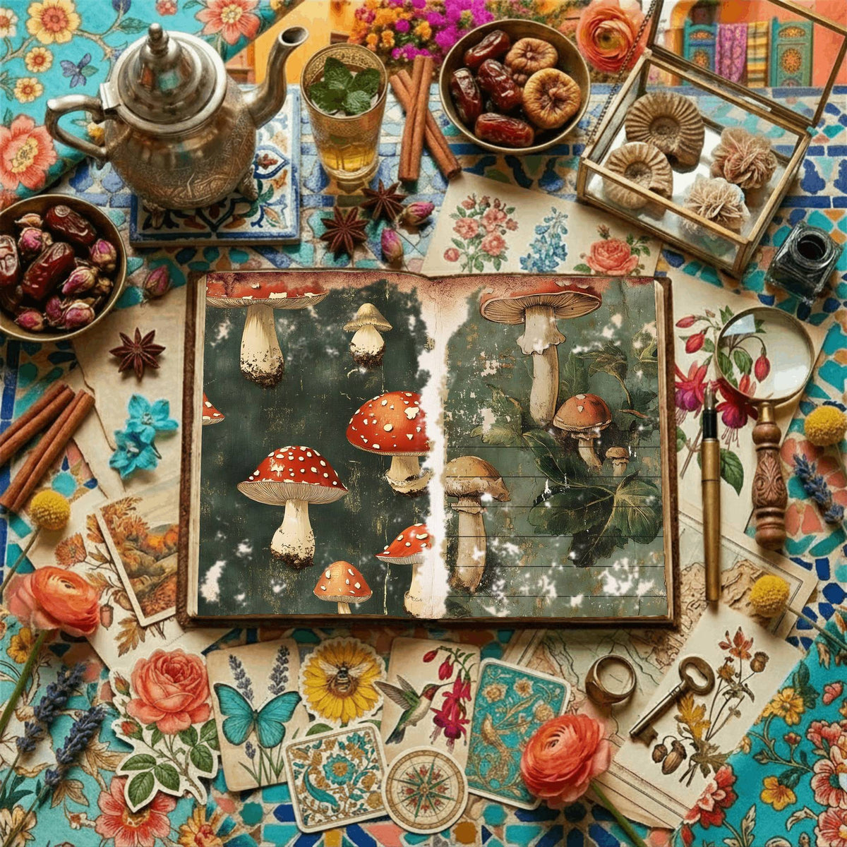 Mushroom Digital Papers