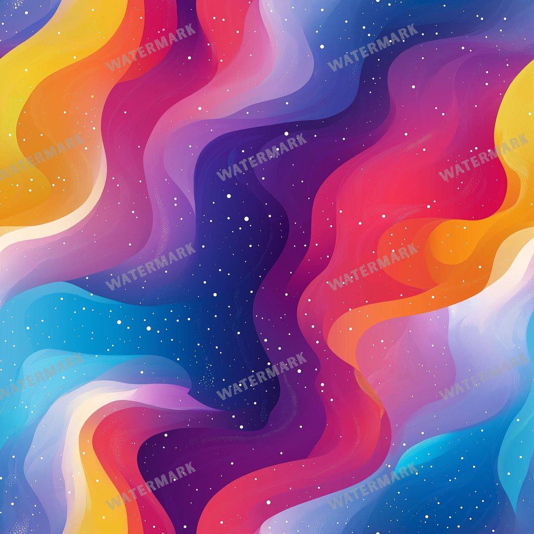 Space And Celestial Seamless Pattern