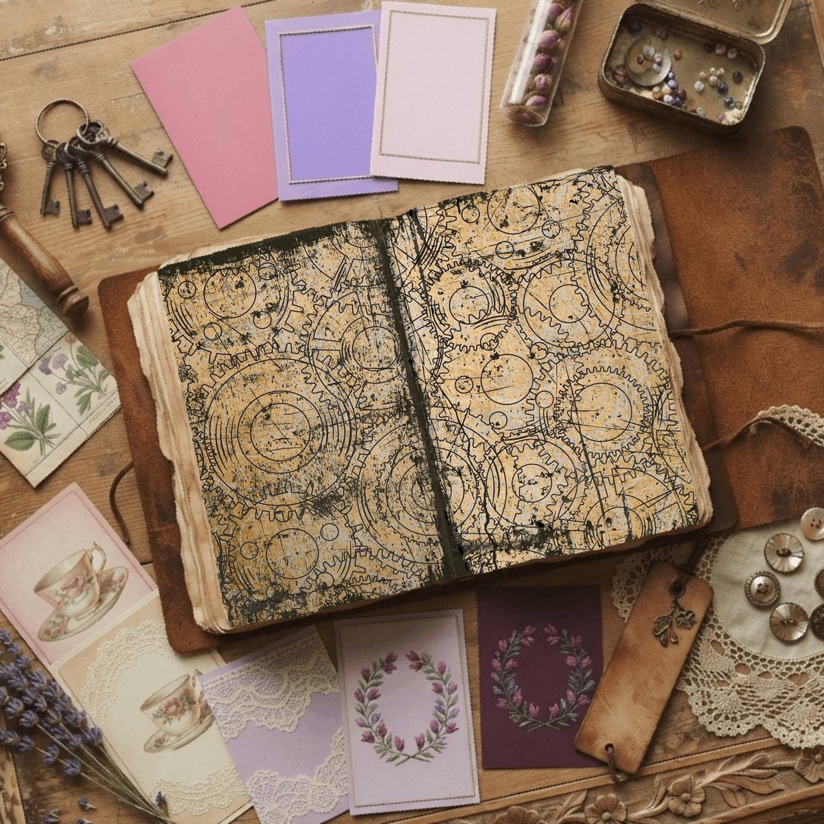 Steampunk Digital Papers