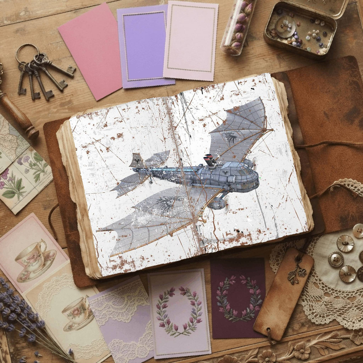 Steampunk Digital Papers