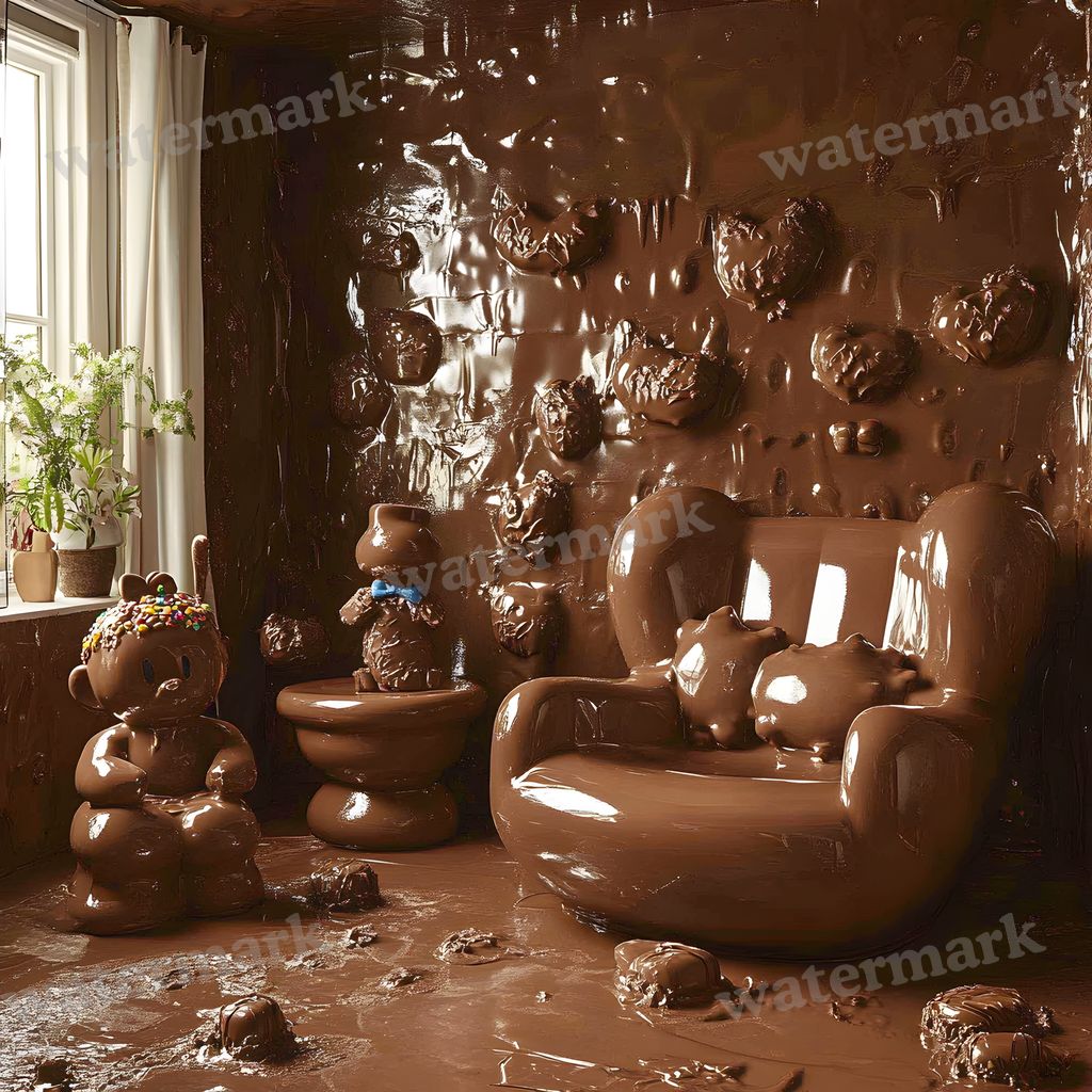 The Chocolate digital photo backdrop for photo editing, preview 16