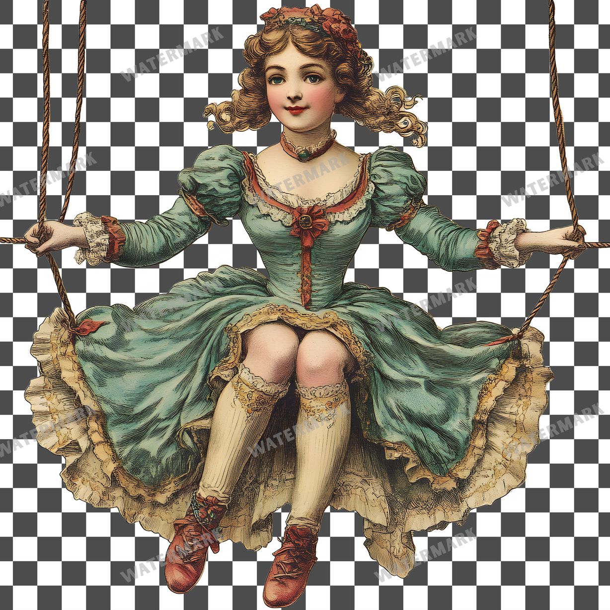 Toy Vintage Style Clipart Pngs