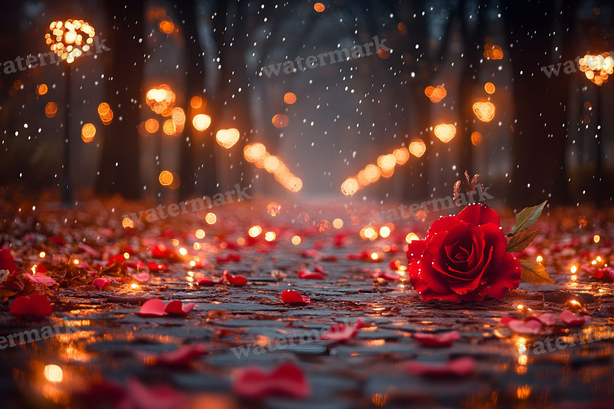 Valentine's Day digital photo backdrop for photo editing, preview 16