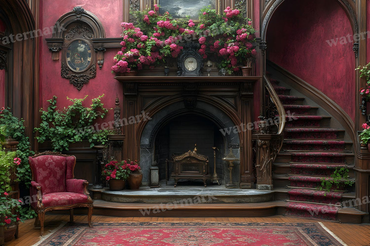 Victorian Cinematics digital photo backdrop for photo editing, preview 16