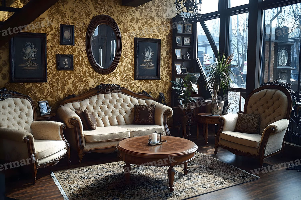 Victorian Golden Backdrop Images