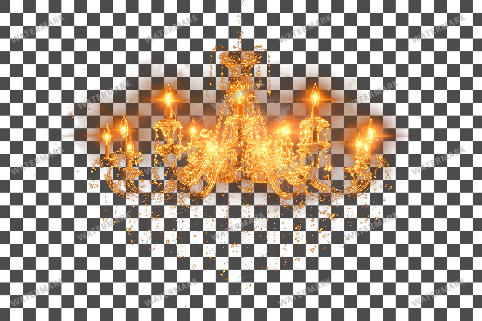 Warm Cozy Magical Disney Style Transparent Overlay Pngs
