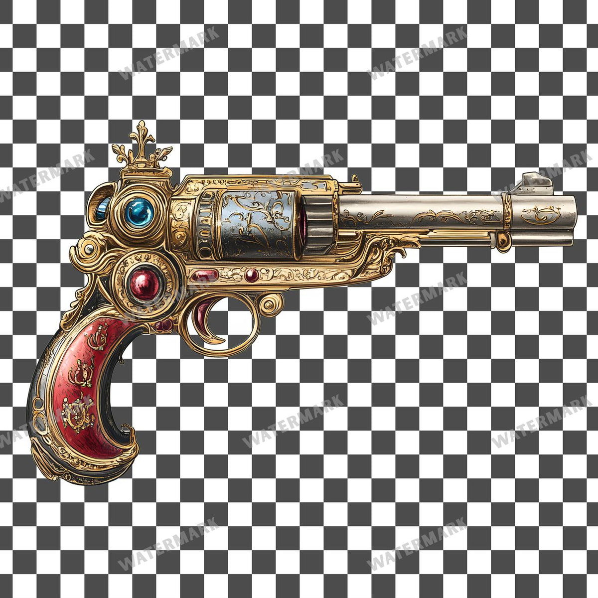 Weapon Vintage Style Clipart Pngs