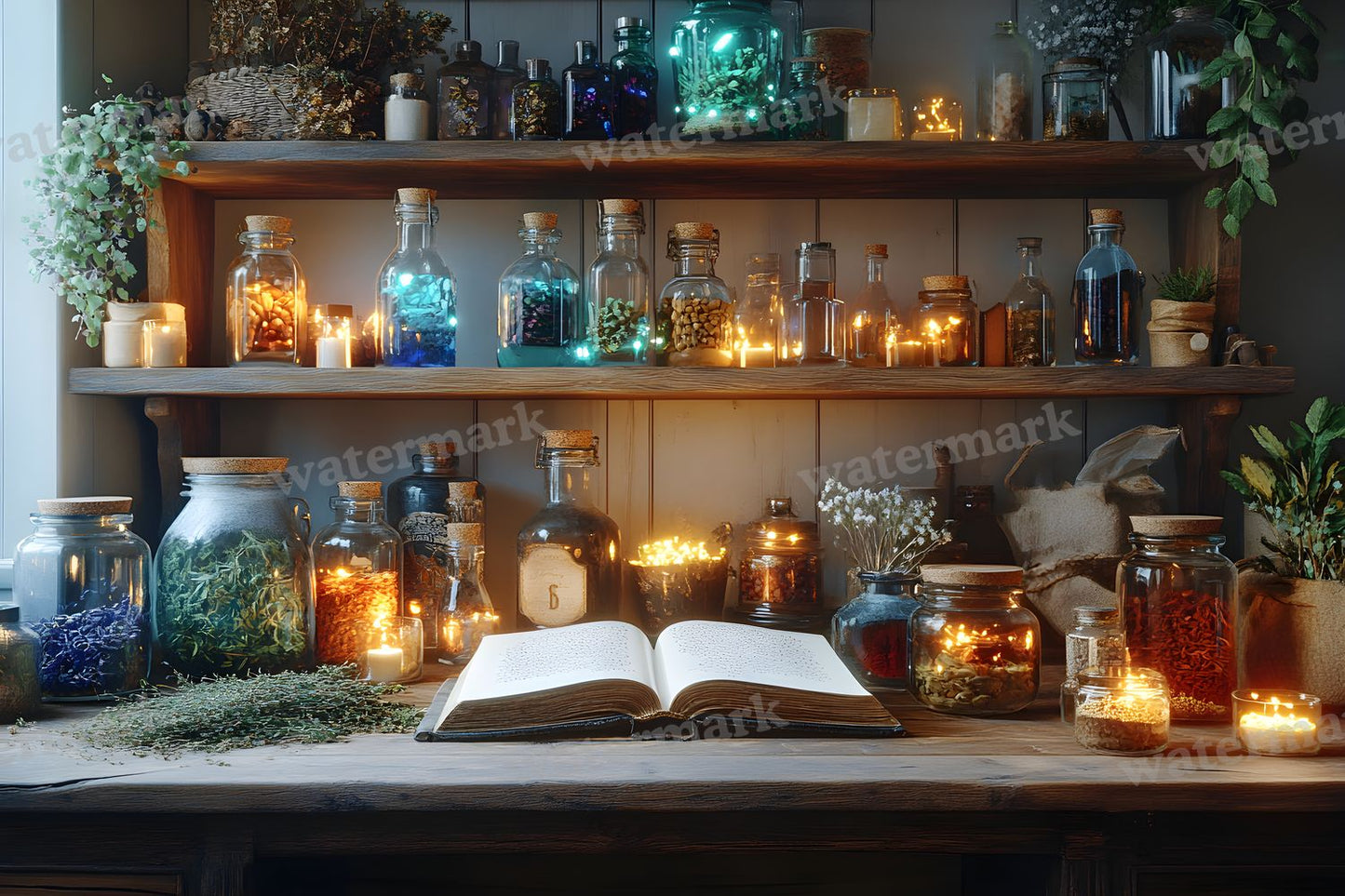 Witchs Apothecary Backdrop Images