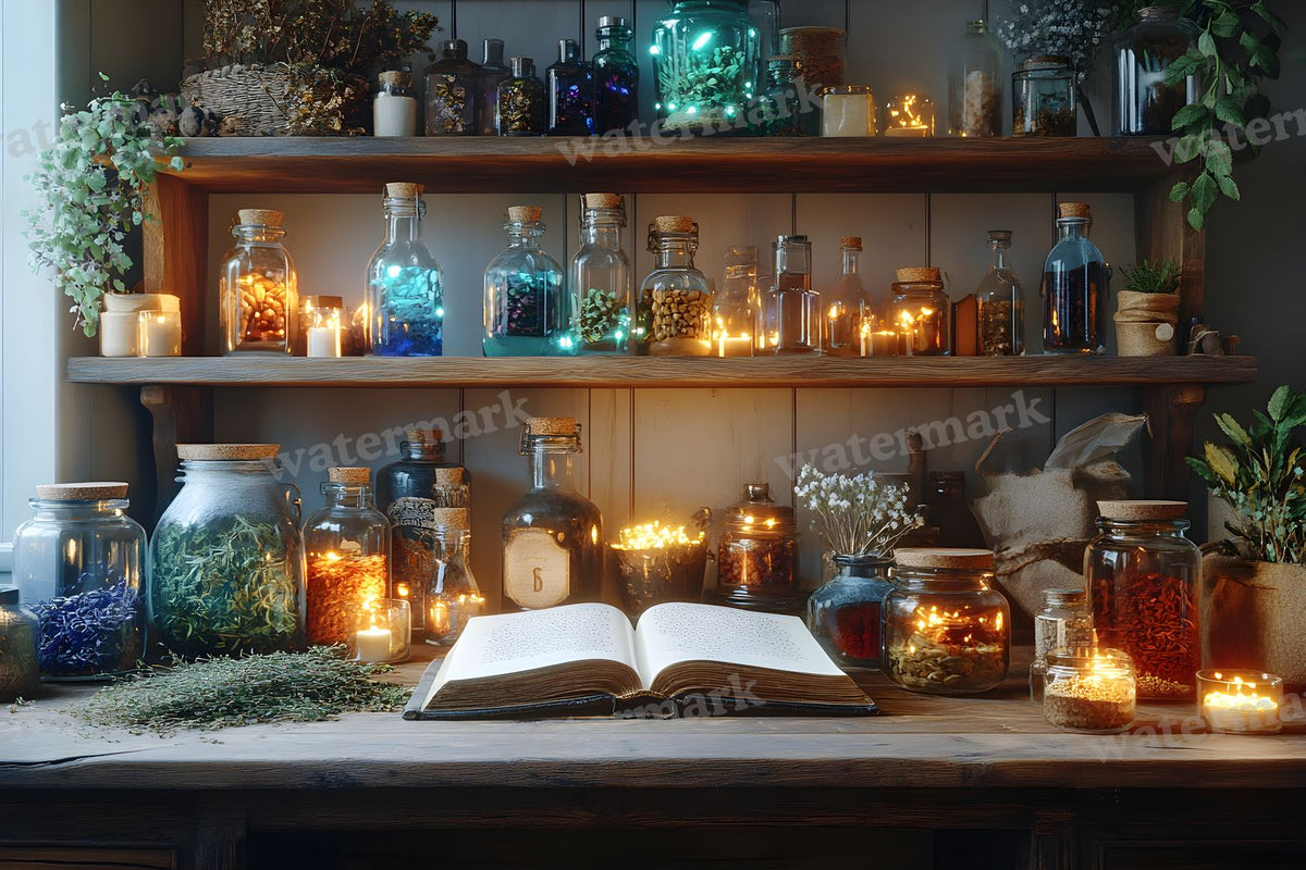Witchs Apothecary Backdrop Images