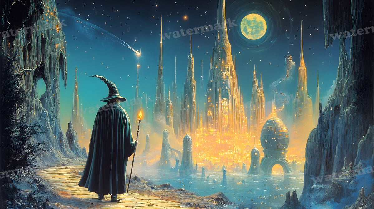Wizard Walk Backdrop Images