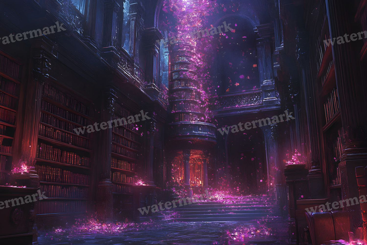 Wizards Library Backdrop Images