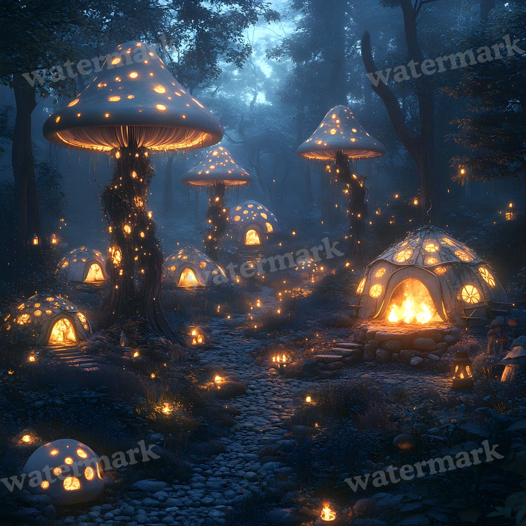 Woodland Elf Sanctuary Backdrop Images