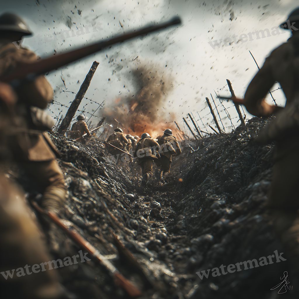 Ww Soldiercharging Backdrop Images