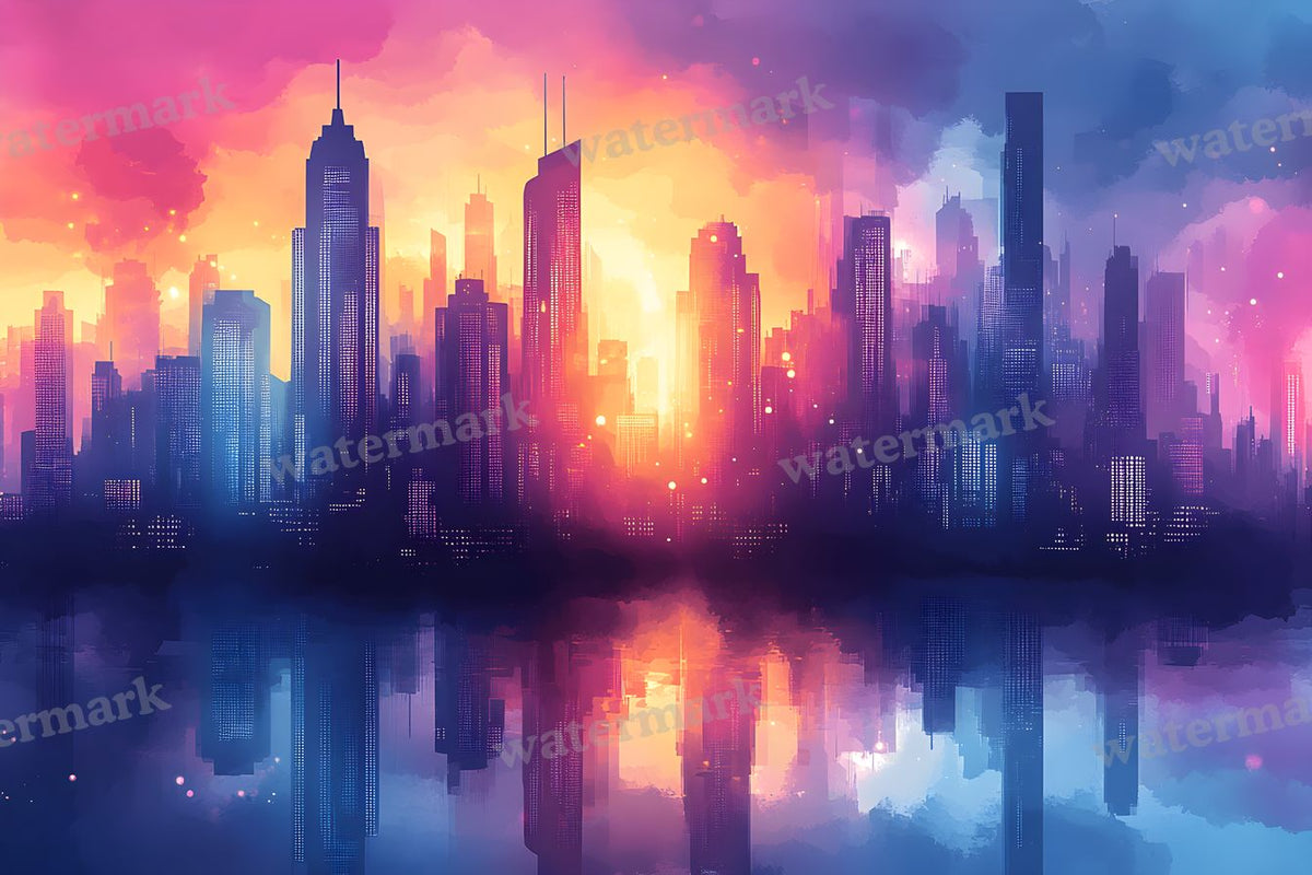 Abstract Skyline Backdrop Images