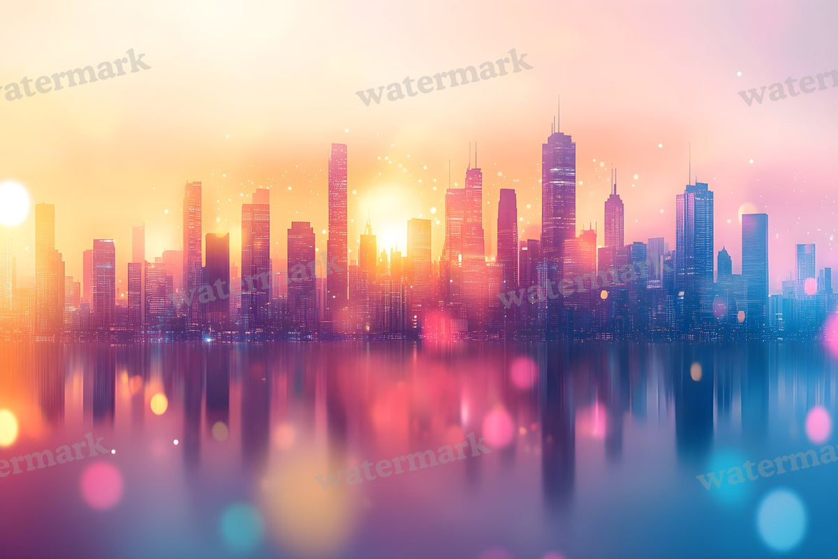 Abstract Skyline Backdrop Images