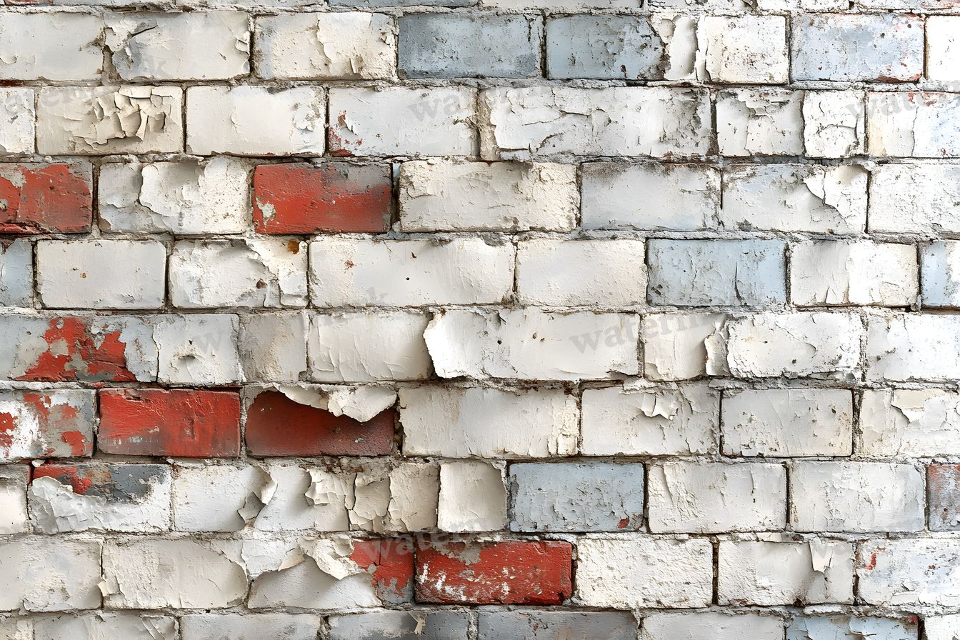 Aged Whitewashed Bricks Backdrop Images