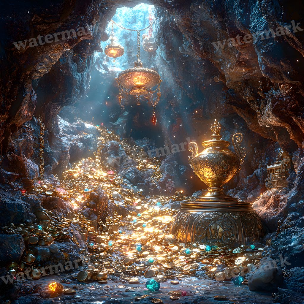 Aladdins Enchanted Cave Backdrop Images