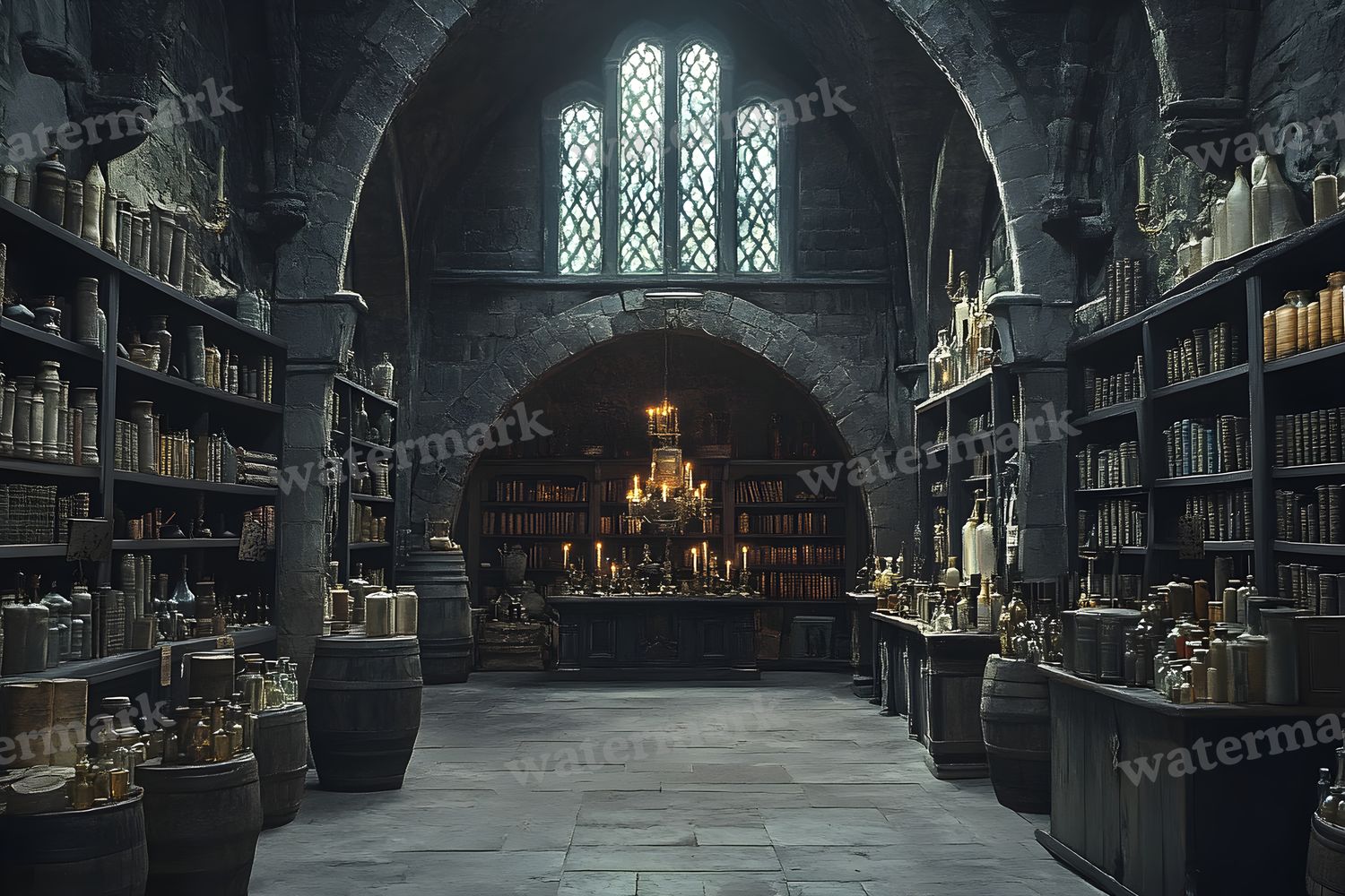 Alchemist Corner Study Backdrop Images