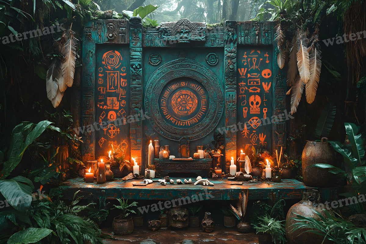 Amazonian Shamanic Ritual Backdrop Images