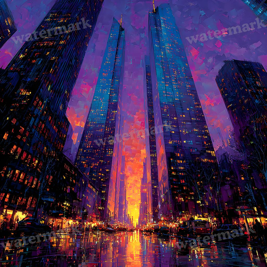 American Steampunk Cityscape Backdrop Images