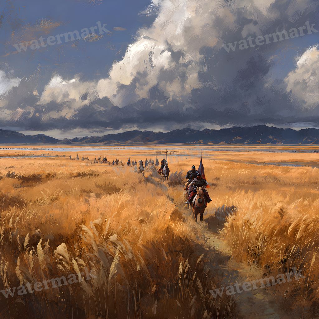 Ancient Mongolia Plains Backdrop Images