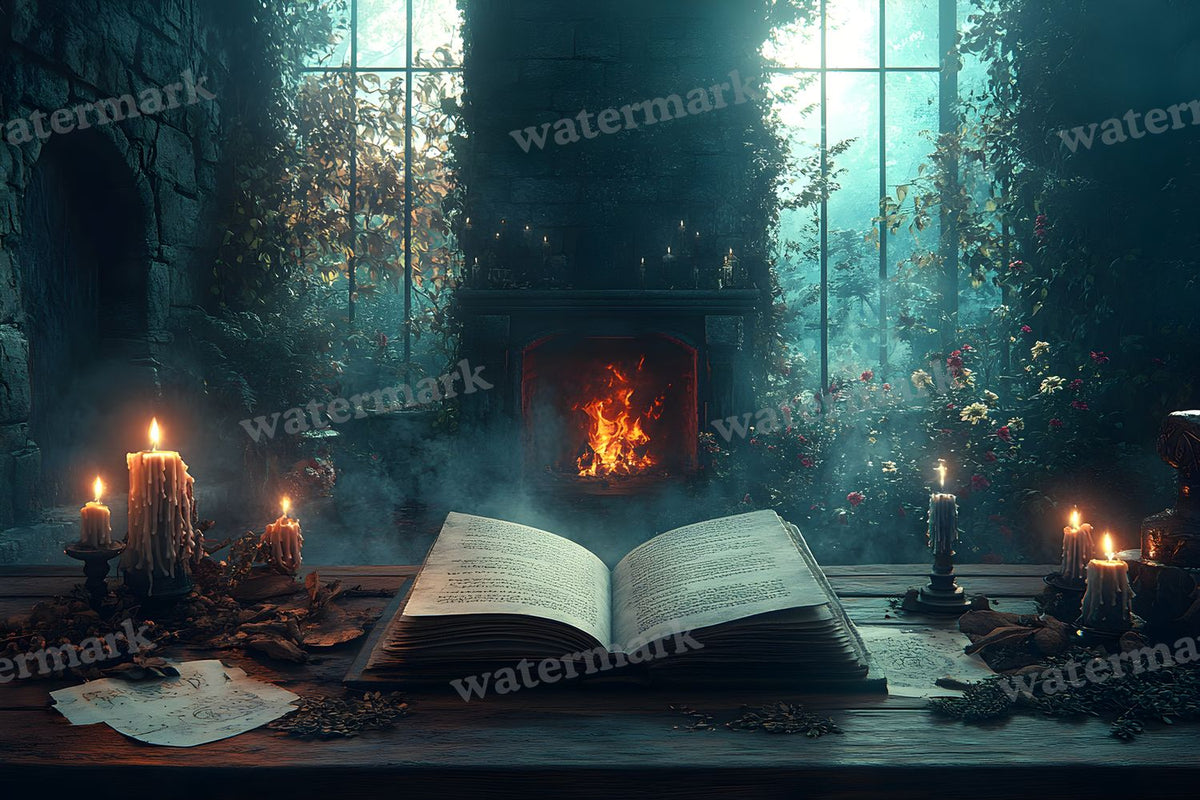Ancient Witchgrimoire Backdrop Images