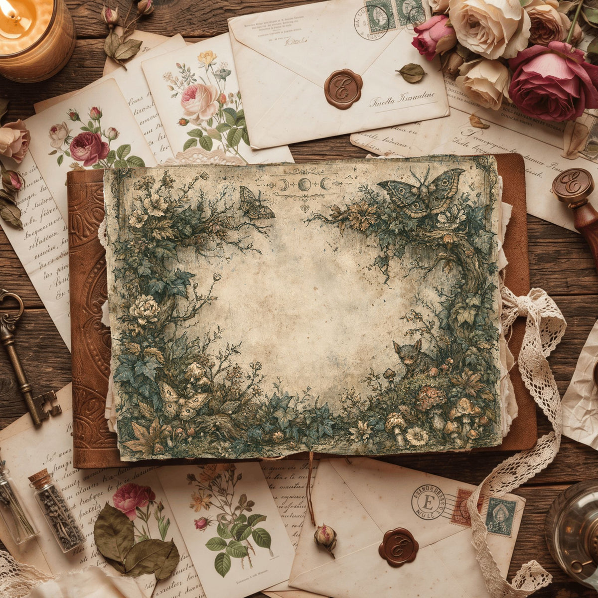 Magical Forest Parchment