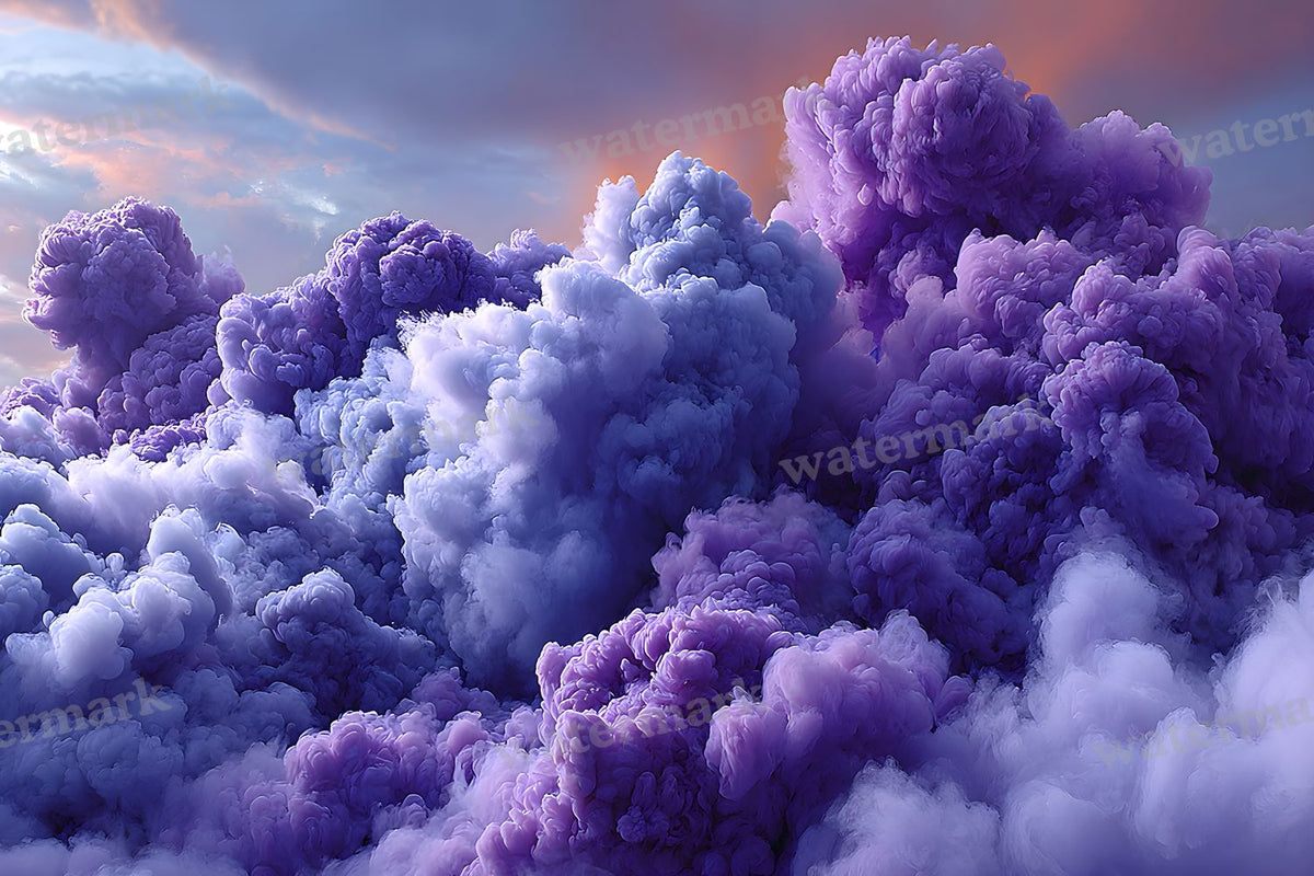 Purple Smoke Action Backdrop Images