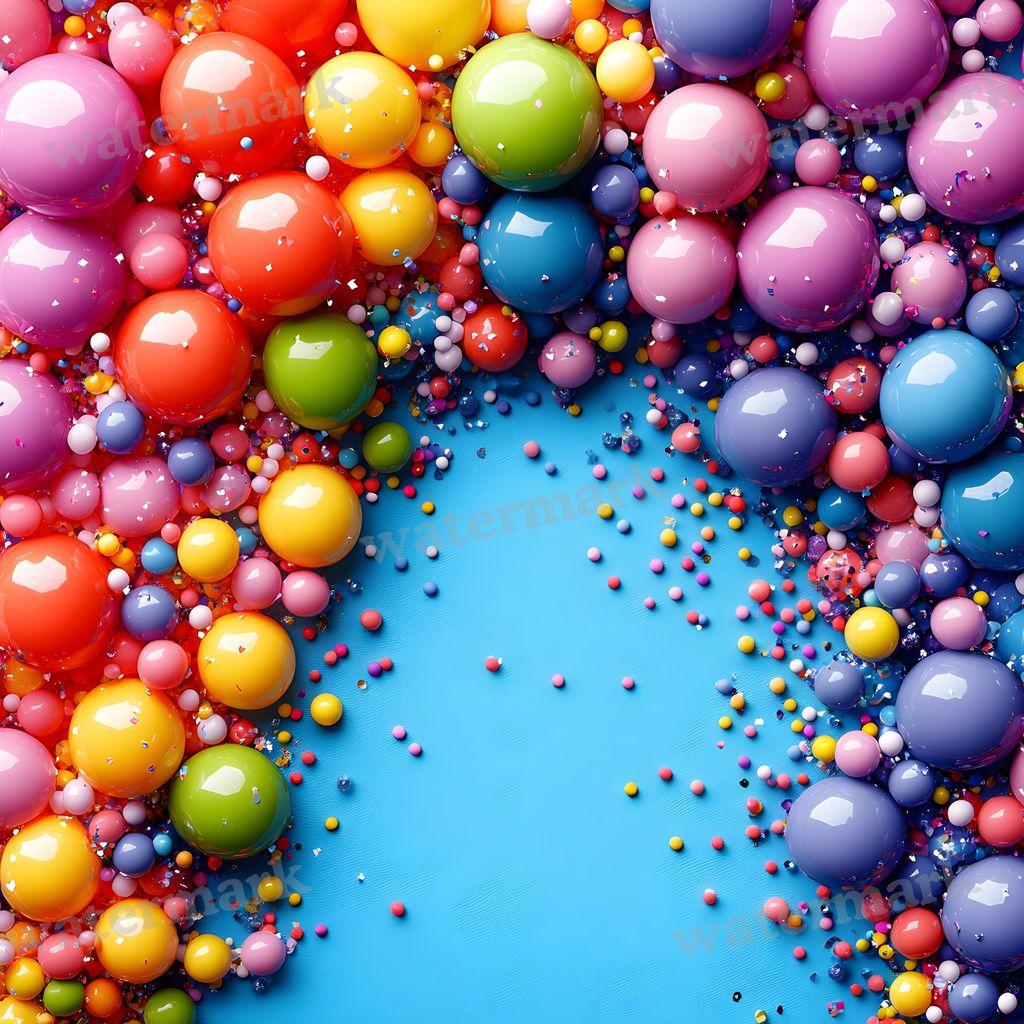 Rainbow Balloon Backdrop Images