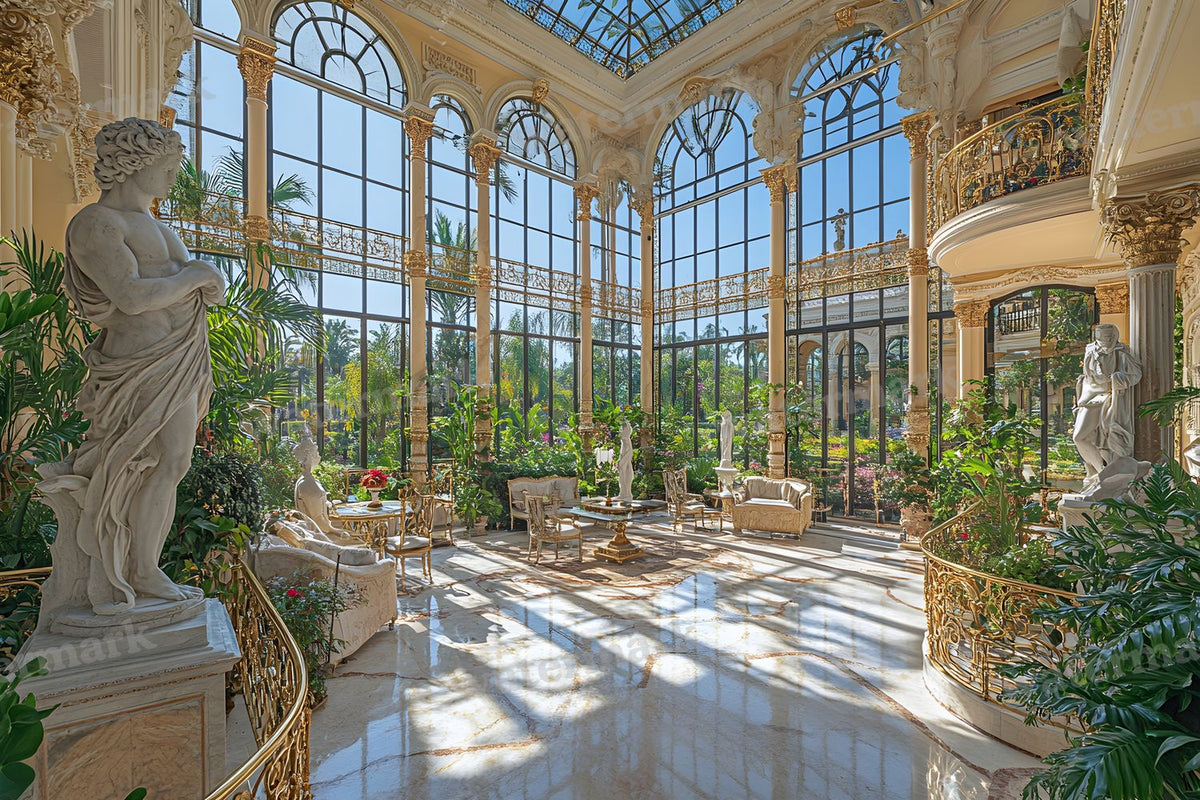 Regal Conservatory digital photo backdrop for photo editing, preview 17