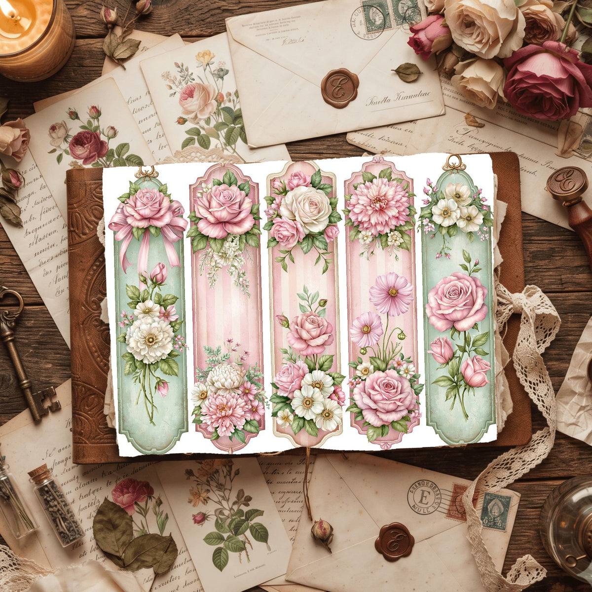 Vintage Botanical Floral Paper
