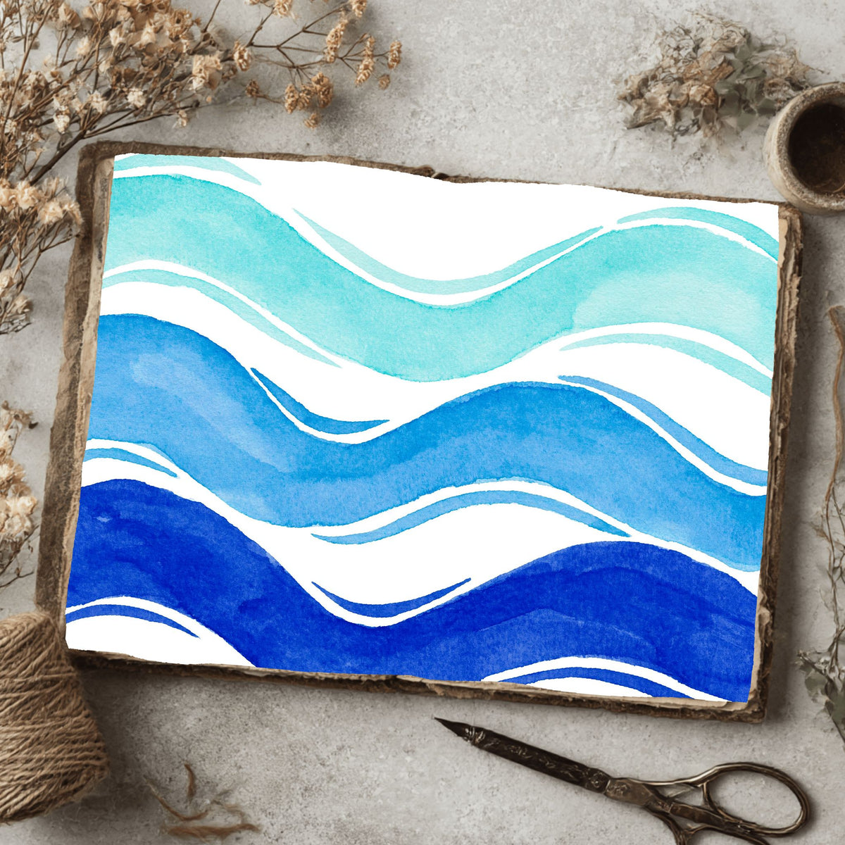 Water Wave Texture Pattern