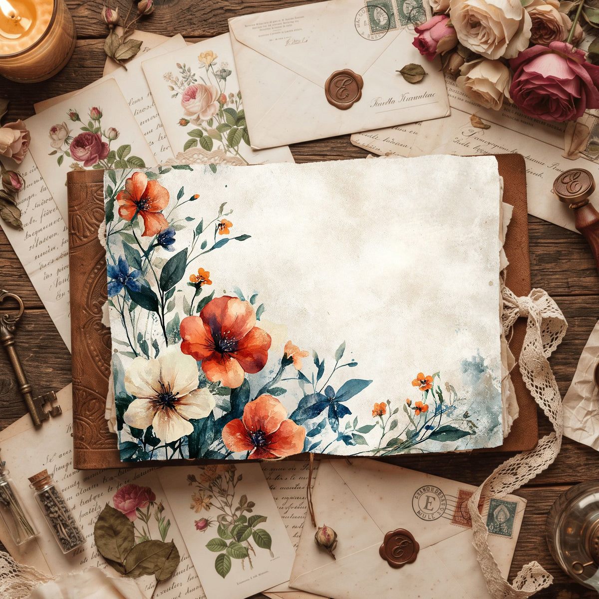 Wildflower Breeze Writing Paper